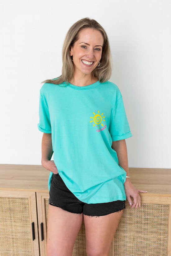 Lake Days Boat Waves Tee